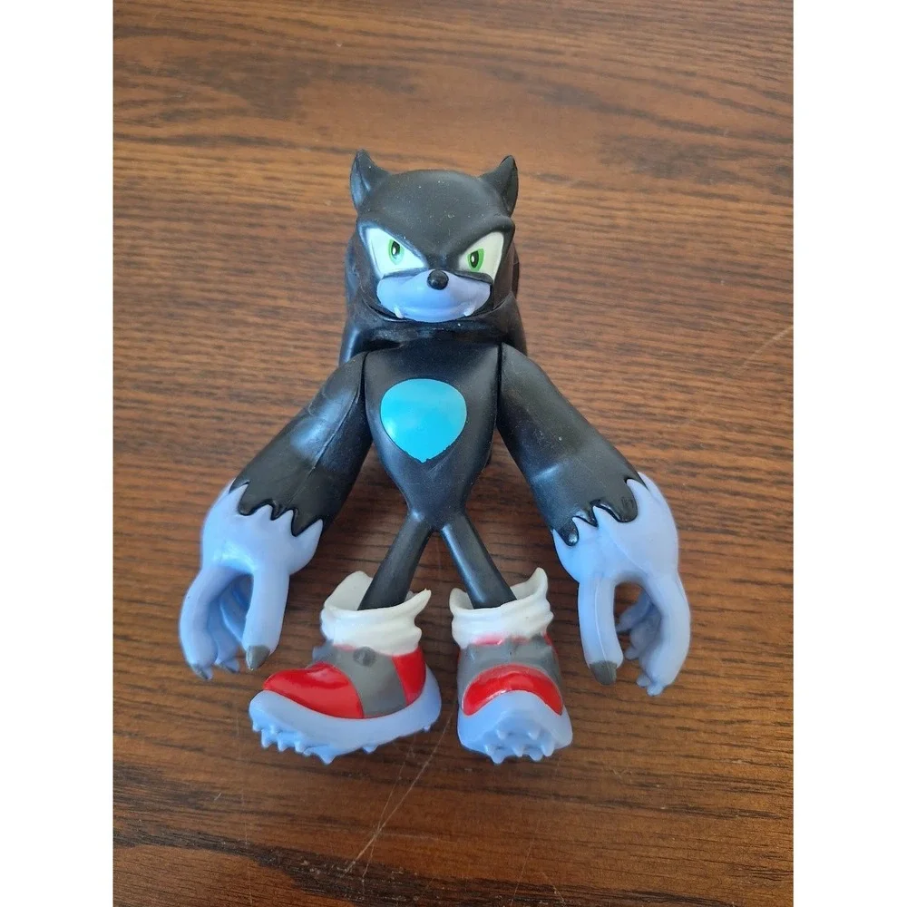 Sonic the Hedgehog Unleashed Werehog Action Figure Black Grey 5 Inch Toy SEGA